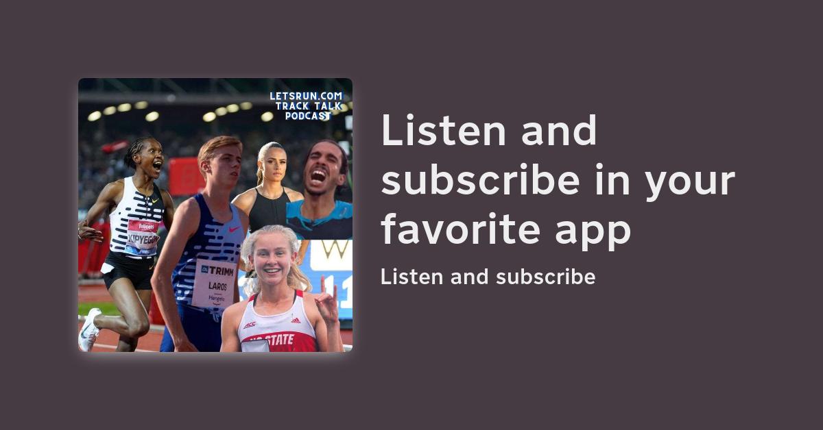 Kipyegon WR, Niels Laros (Guest), Jakob and Girma Go for WR, Tuohy Chasing History, Hocker is Back - Vimarsana News