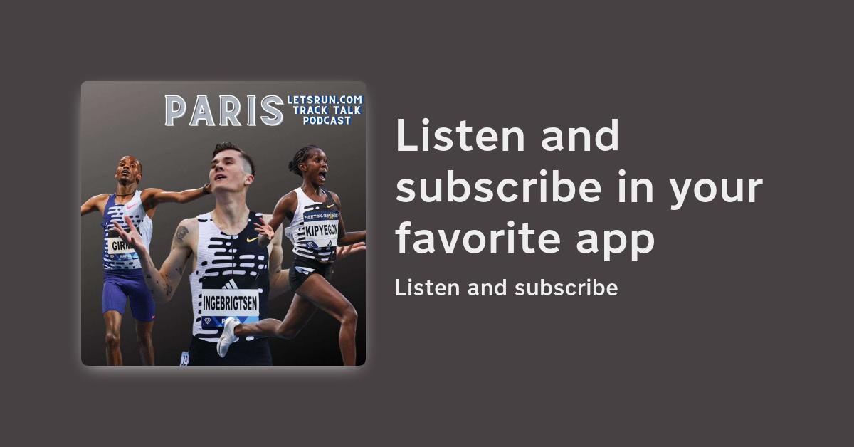 (Bonus) Paris DL World Record Bonanza: Jakob 7:54, Kipyegon 14:05, Girma 7:52 - Vimarsana News