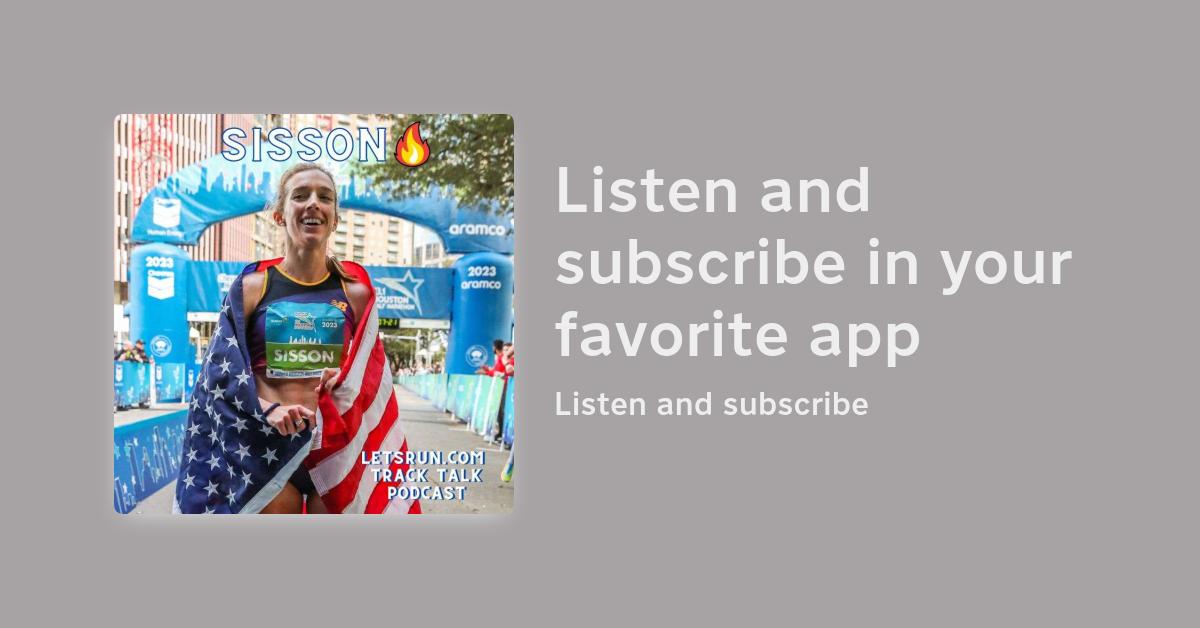 Emily Sisson (Guest) American Record! Qs on Dibaba, Simpson, Huddle, Centro and Kessler - Vimarsana News