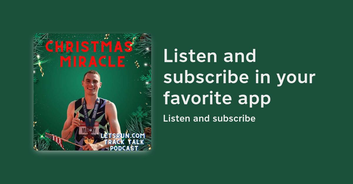 Guest Clayton Murphy and his Christmas Miracle, Cross Country x 4 , More USATF Controversy and Details on Duane Ross Tampering Case - Vimarsana News
